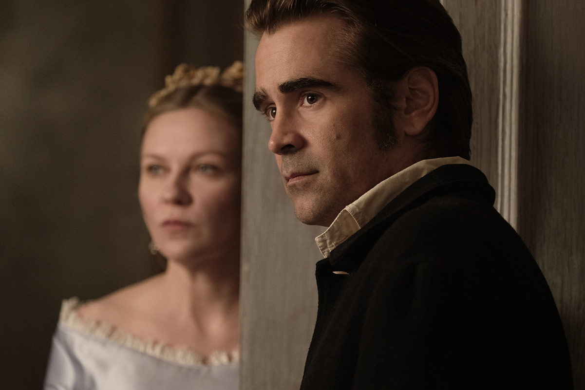 Kirsten Dunst and Colin Farrell in The Beguiled