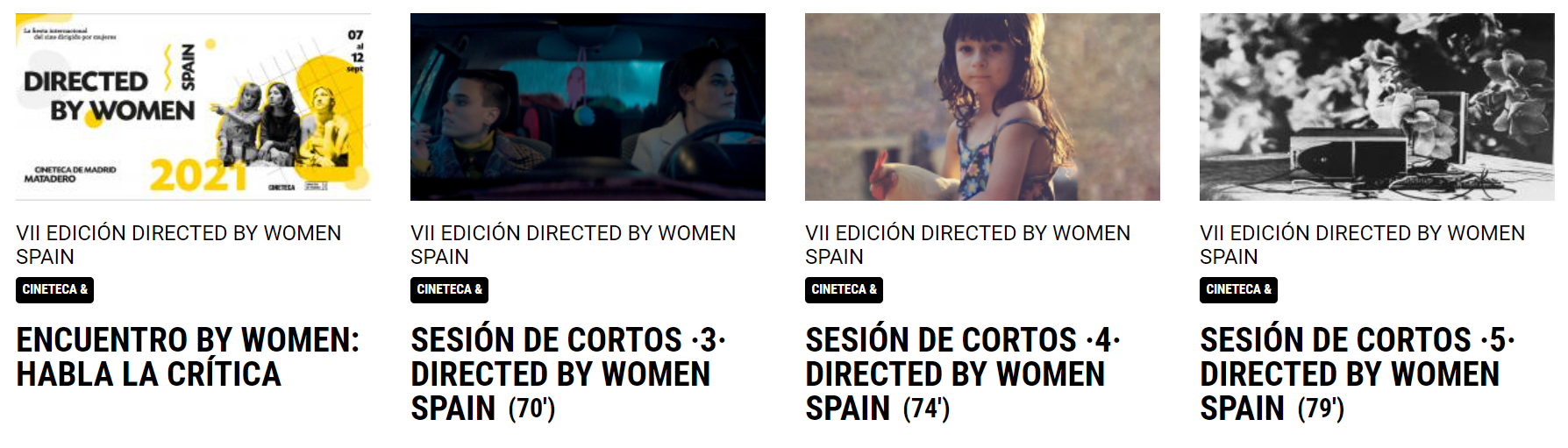 Directed by Women Spain Madrid